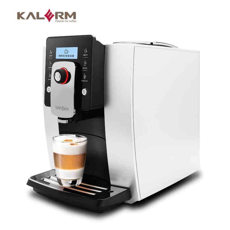 全自动咖啡机家用商用意式卡布奇诺拿铁KALERM/咖乐美 KLM1601-W