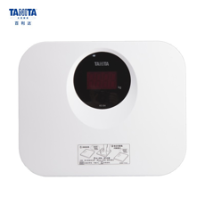 百利达（TANITA）体重秤tanita智能电子秤家用体重计精准成人称重人体秤健康称 HD-394白色/酒红色